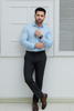 Celestial Blue Plain Formal Shirt