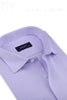 Pastel Purple Textured Dress Shirt