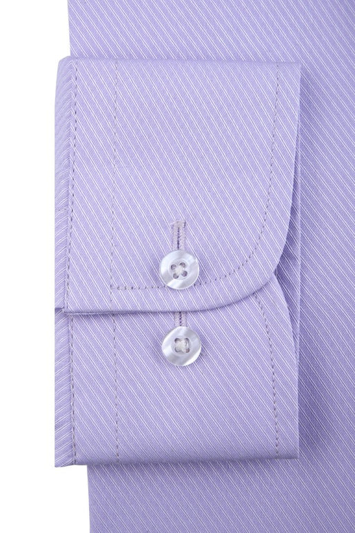 Pastel Purple Textured Dress Shirt