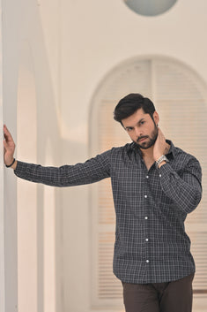 Black Boxes Men's Casual Shirt