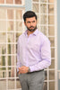 Precision Purple Textured Formal Shirt