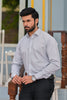 Grey Slim lining Formal Shirt