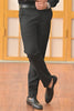Black Slim-Fit Men's Dress Pants