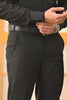 Black Slim-Fit Men's Dress Pants