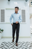 Celestial Blue Plain Formal Shirt