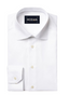 Classic Snow White Textured Dress Shirts