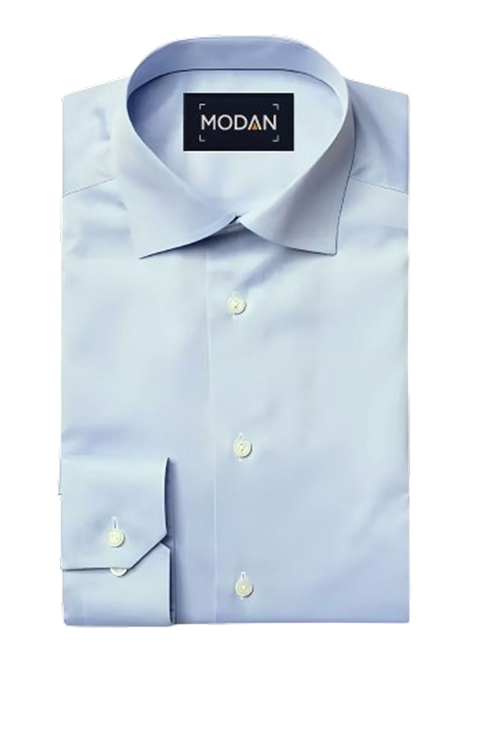 Celestial Blue Plain Formal Shirt