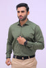 Green Plain Dress Shirt