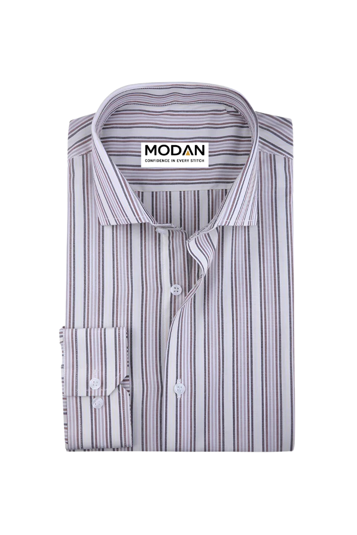 Multi Striped Dress Shirt